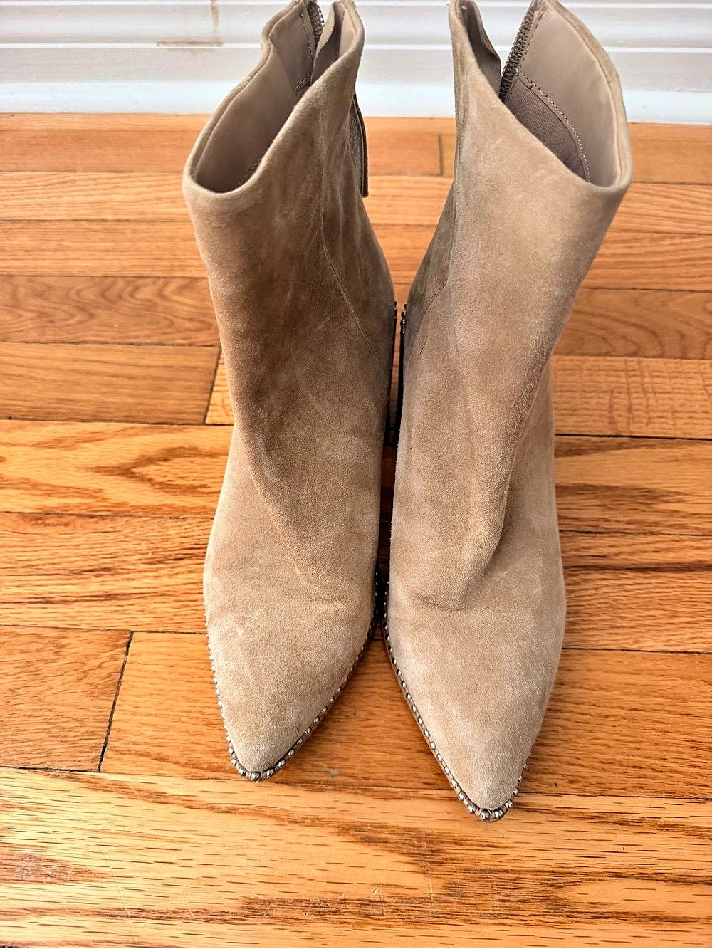 Steve Madden Pointed Toe Heeled Boots in Brown US 7.5 M